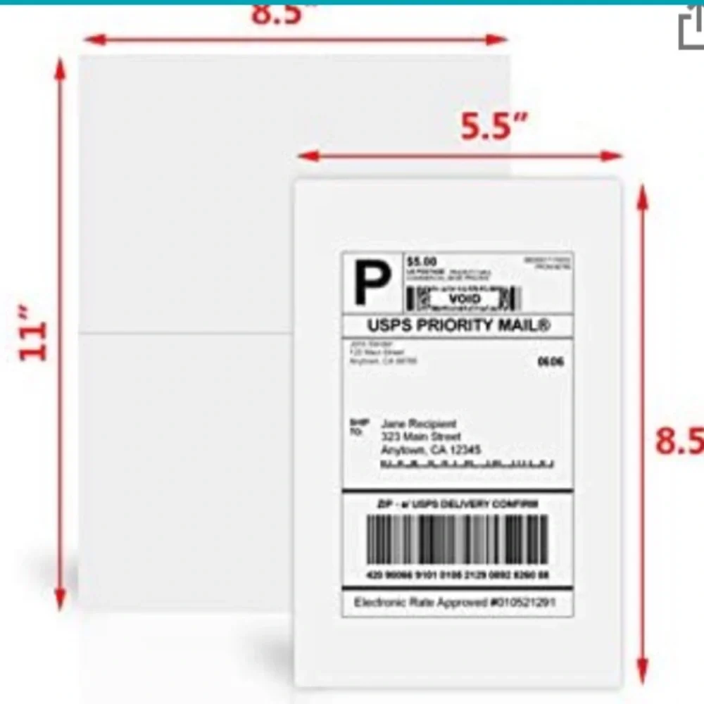 50 PACKING SUPPLY SHIPPING LABELS
